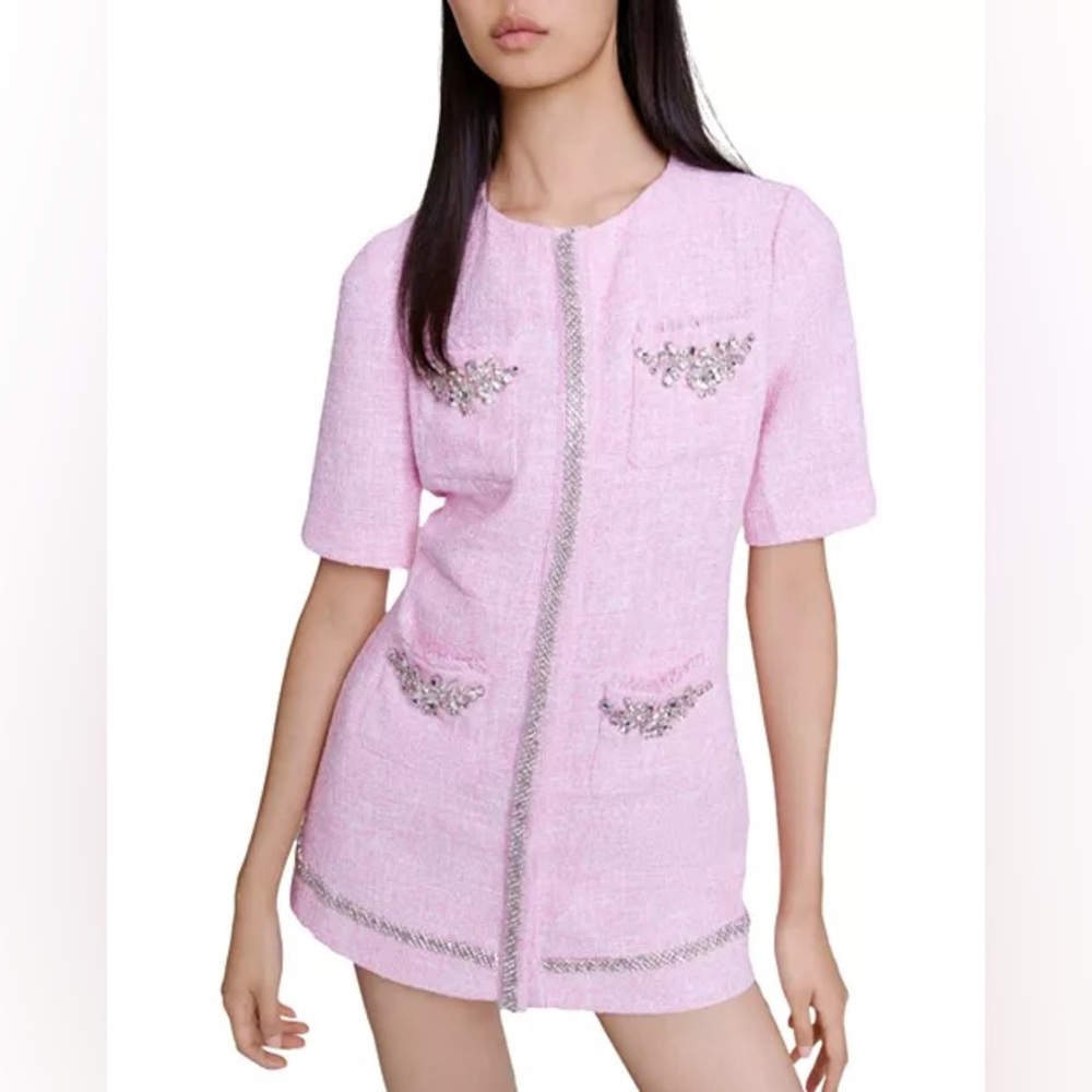 Maje Ipop tweed playsuit